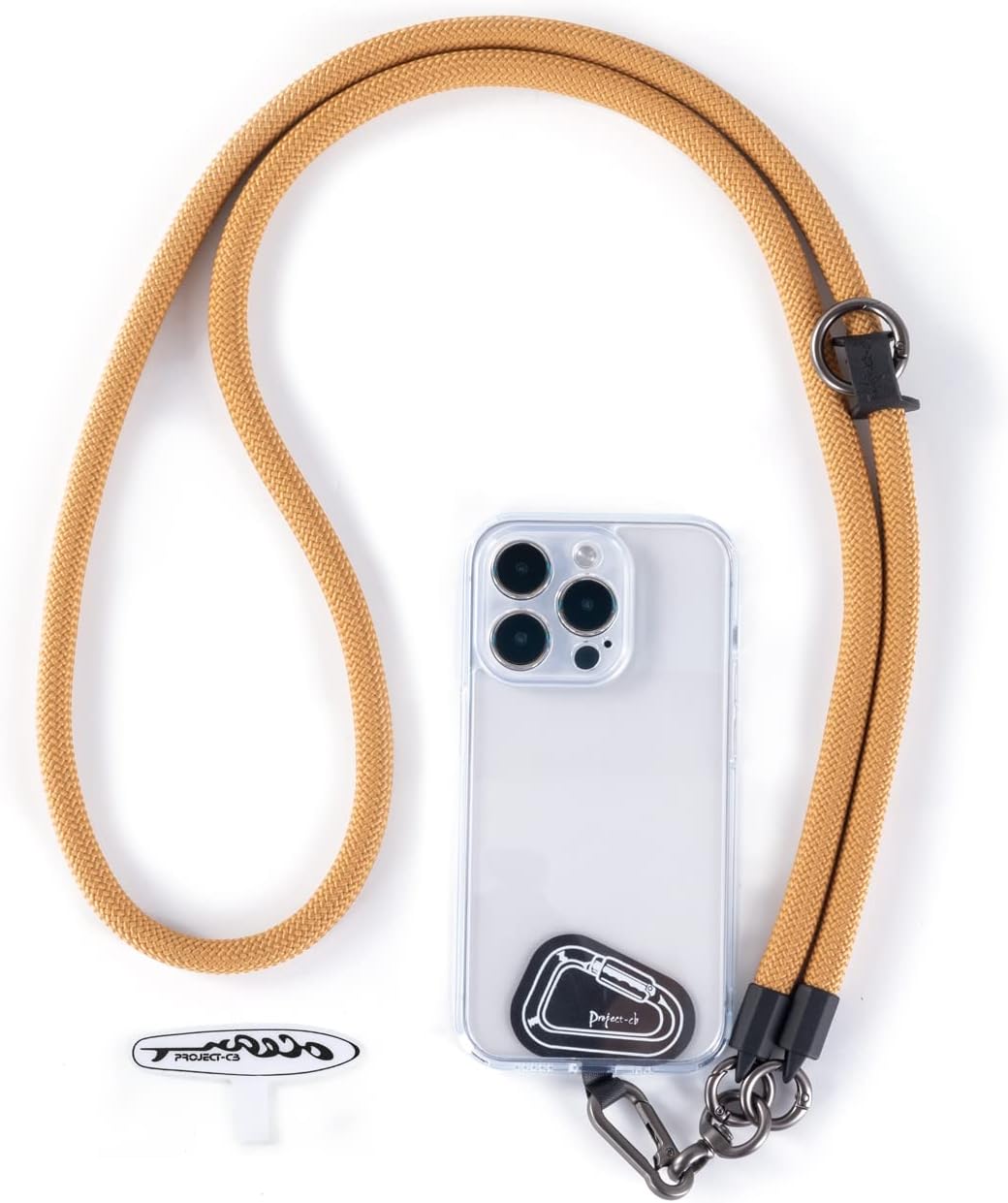 project-cb Cell Phone Lanyard ×1, Tether Tab ×2, Universal Adjustable Phone Strap, Crossbody, Neck Phone Lanyard, Rope Strap