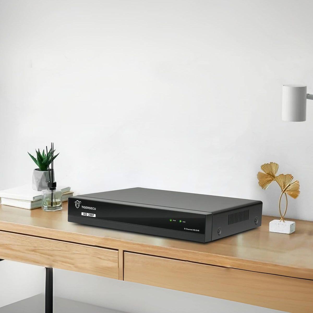 TIGERSECU Super HD 1080P 4 Channel DVR Security Recorder with 1TB Hard Drive, Hybrid 6-in-1 CCTV DVR Recorder Compatible with 2MP and 5MP TVI, AHD