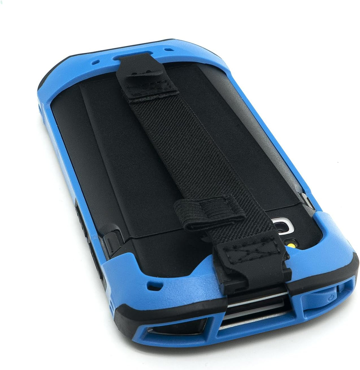 Protective Cover Bumper Case Rugged Boot with Hand Strap for Zebra TC51 TC510K TC52 TC56 TC57 (Blue)
