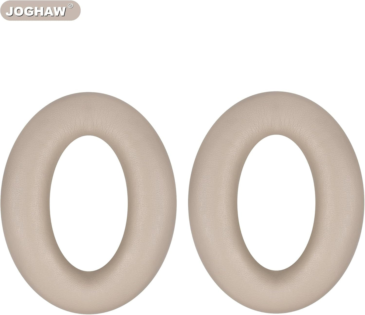 Replacement Ear Pads for Headphones - Compatible for Sony MDR-1000x/WH-1000xm2 | Premium Protein Leather Cushions with Soft Memory Foam for Comfort - Gold