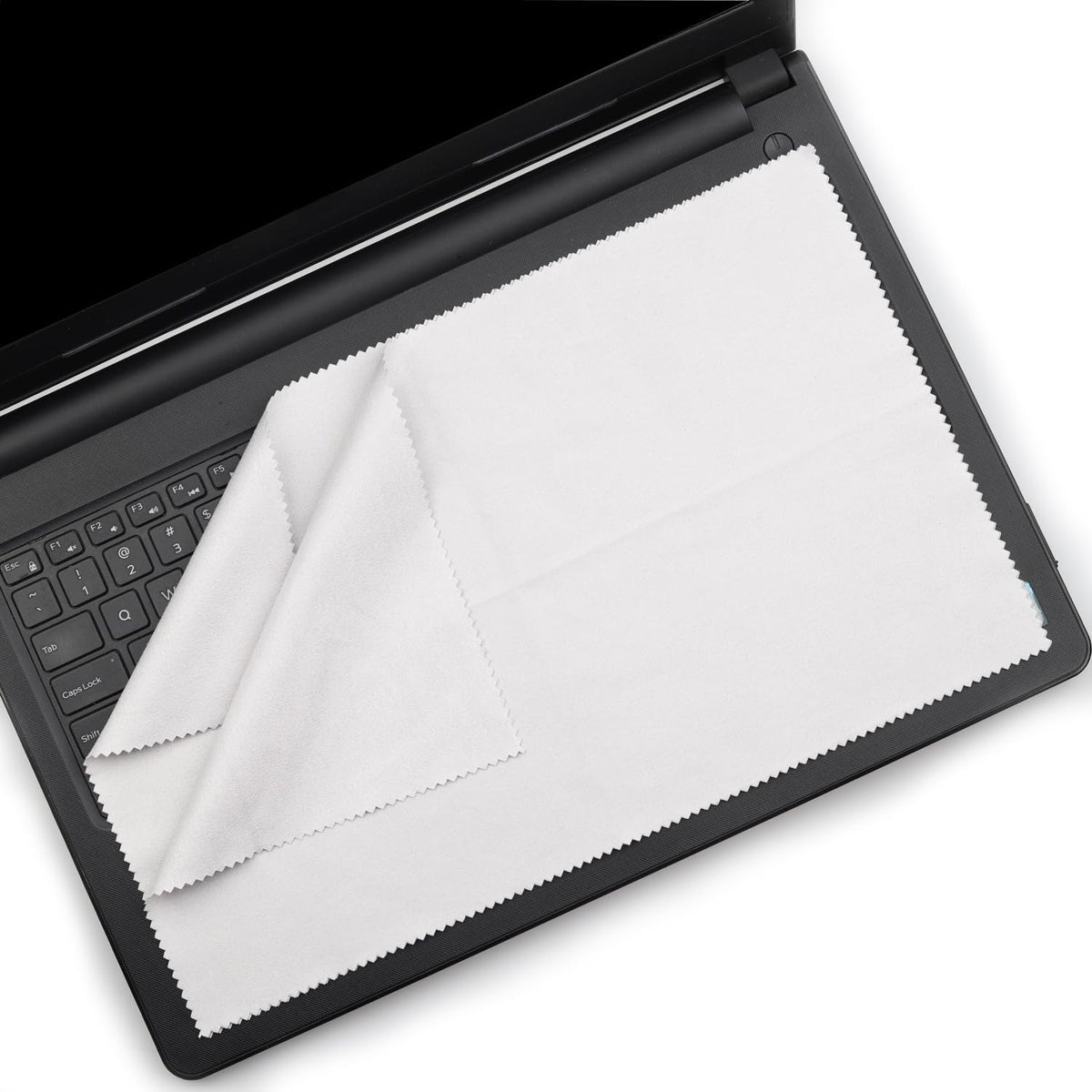 2-Pack 15.6"-17.3" Microfiber Laptop Cleaning Cloth - Clean Screen Dust & Protect Keyboard, Compatible