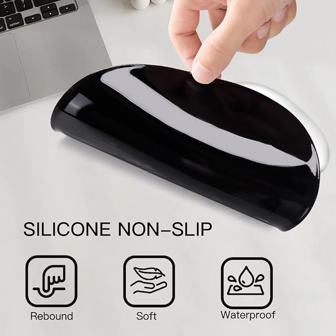 Mousepad Bigfoot Forest and Mountains Sasquatch Ergonomic Wrist Support Non-Slip Base Mouse Mat with Wrist Rest Computer Mousemat for Desk Work Accessories Pad