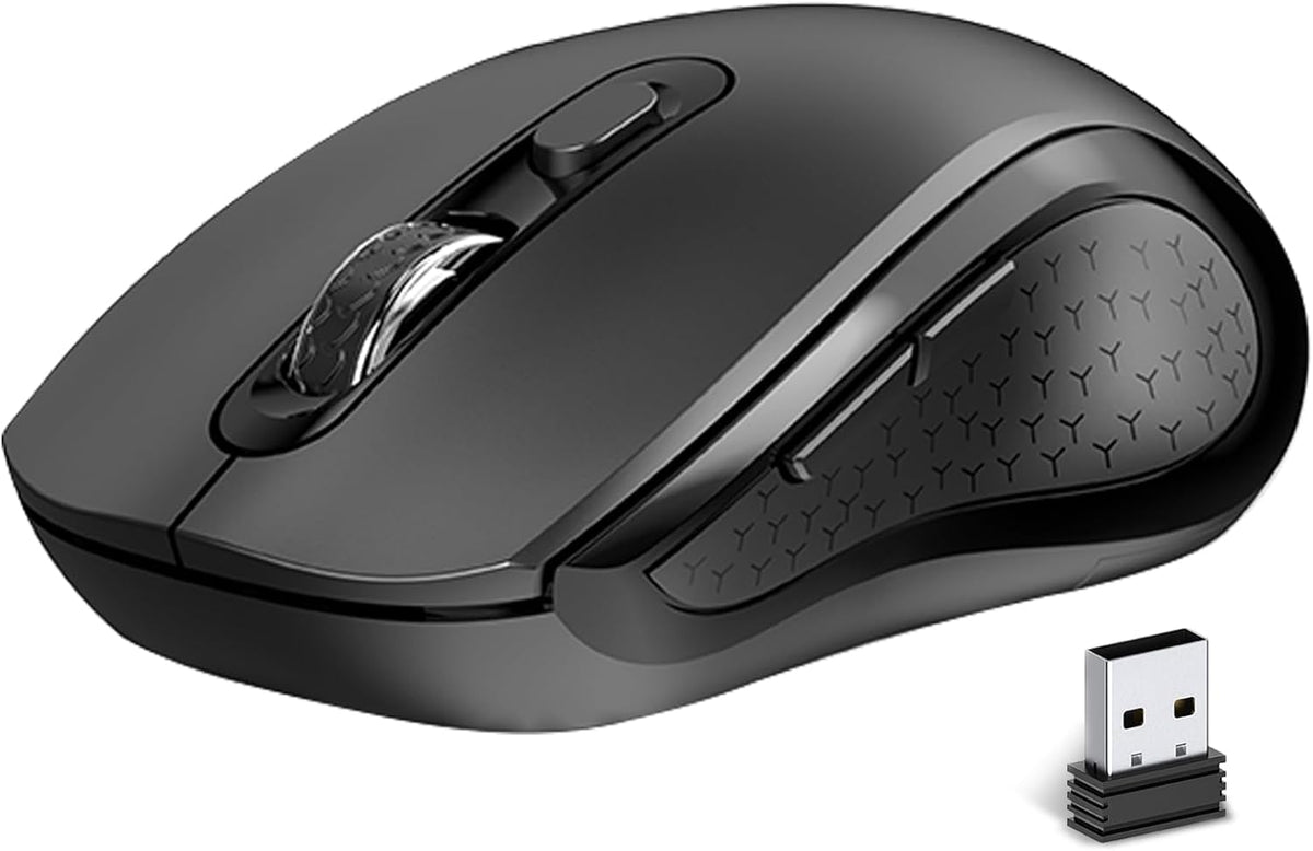 ACOZYKITTEN 2400 2.4Ghz 6 11/10/7 Wireless Mouse Ergonomic, Side Buttons Mouse, DPI, Silent and Anti Slip Roller