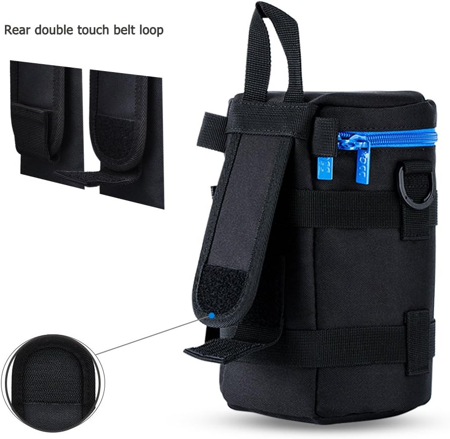 70-200mm f4L 28-300mm f3.5-5.6 70-200mm f4G 80-200mm f2.8D 4.3" 7.4"(D JJC Deluxe Lens Case Pouch Bag for Canon EF IS