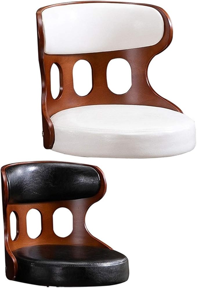 Mlaea Classroom Dormitory Hotel Chair Gaming Club Bar Chair with Adjustable Height Executive Swivel Computer Chair 40 * 44-54CM(Color:#6)