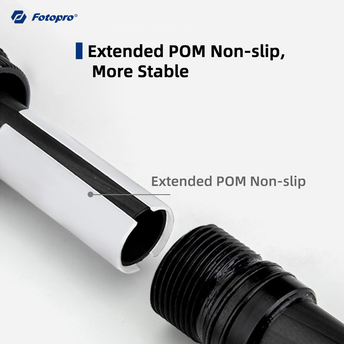 Fotopro 25" Carbon Fiber Tripod Extension Tube 3-Section Tripod Center Column Max Load 22lbs