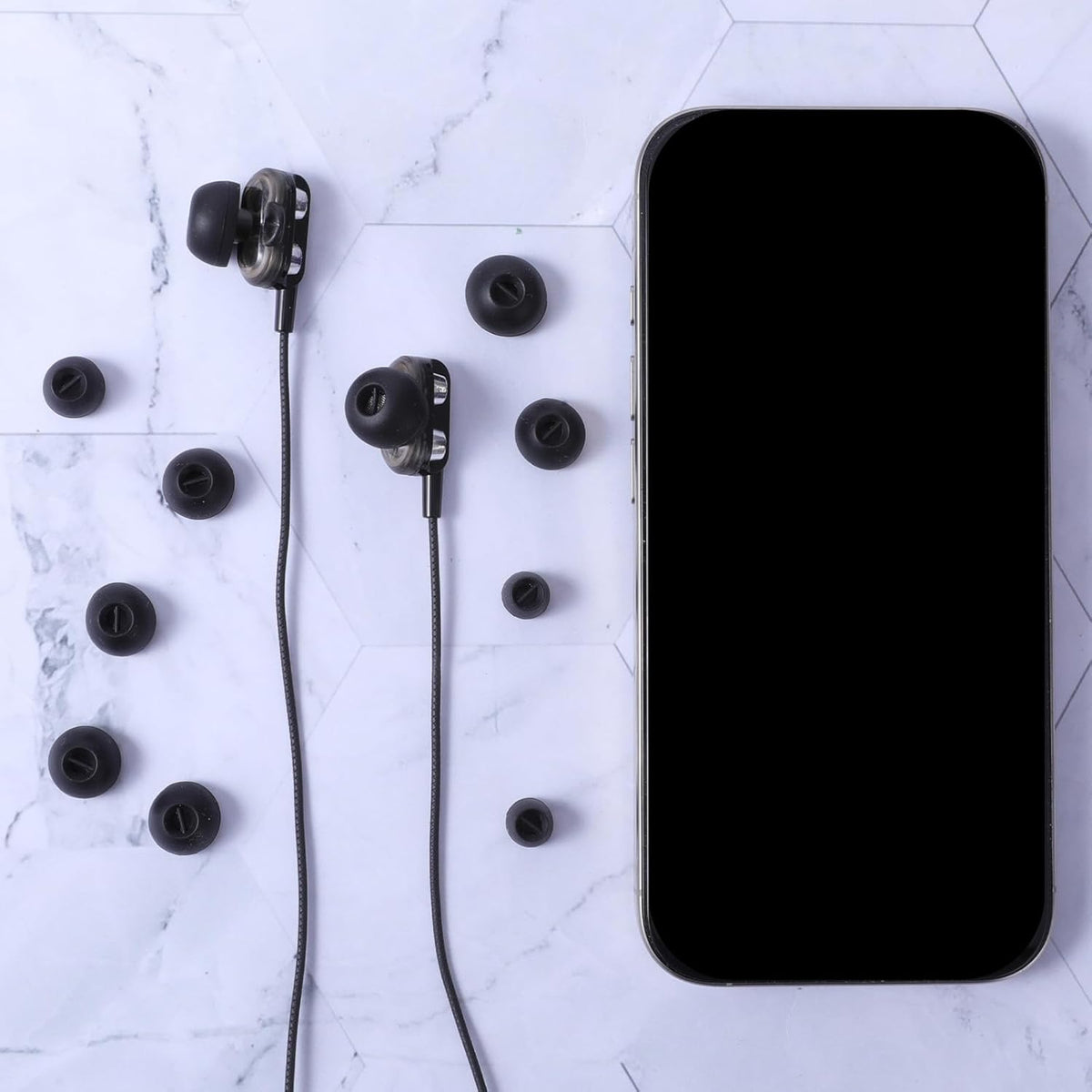 InnoHHustle Earbuds(12 Extra Small Earbuds Tips Replacement Earbud Tips Soft Silicone Earbuds for in-Ear Headphones