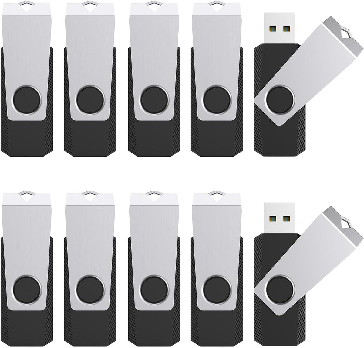 TOPESEL 100 Pack 128MB USB 2.0 Flash Drive, Thumb Drive, Memory Stick, Pen Drive