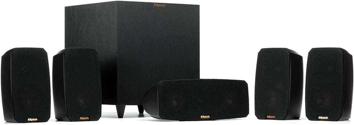 Klipsch Black Reference Theater Pack 5.1 Surround Sound System