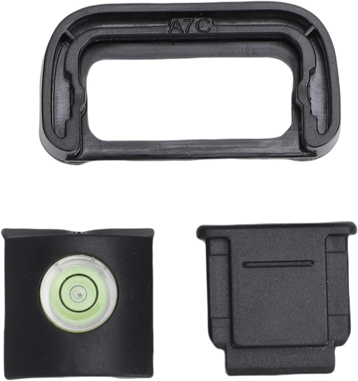 A7C fosa Camera Eyecup Viewfinder Eyepiece Hot Shoe Protector Cap Bubble Level for with Soft Silicone Eye Relief Camera