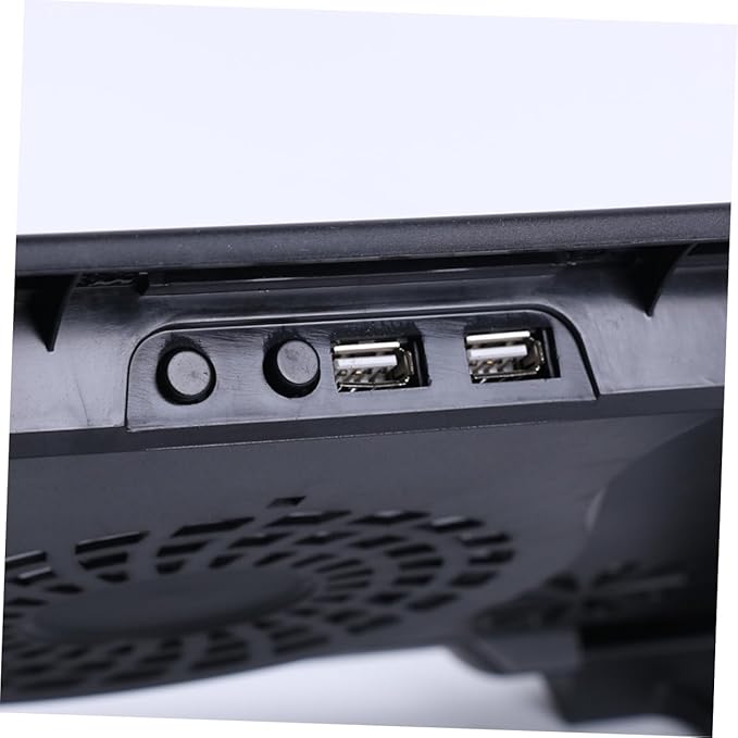 NUOBESTY USB Laptop Cooling Pad with 5 Fans Cooler Base Adjustable Multi-Angle Cooling Stand Anti-Skid Heatsink for Notebook and Gaming Laptops