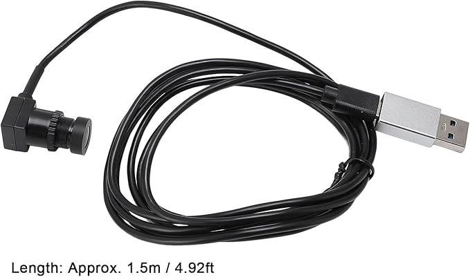 Full HD Webcam with Built in Microphone 1080P Video and Wide Angle Camera for Desktop PC or Laptop Computer 1.5m Plug and Play Fixed Focus USB Type C Webcam