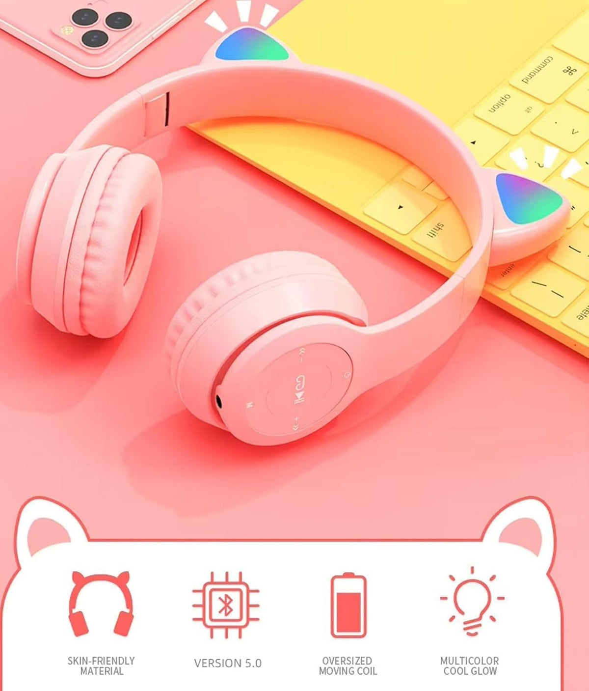 Generic Upgraded Hybrid Noise Cancelling pHeadphones with Transparent Modes Wireless Bluetooth with Mic Fast Charging