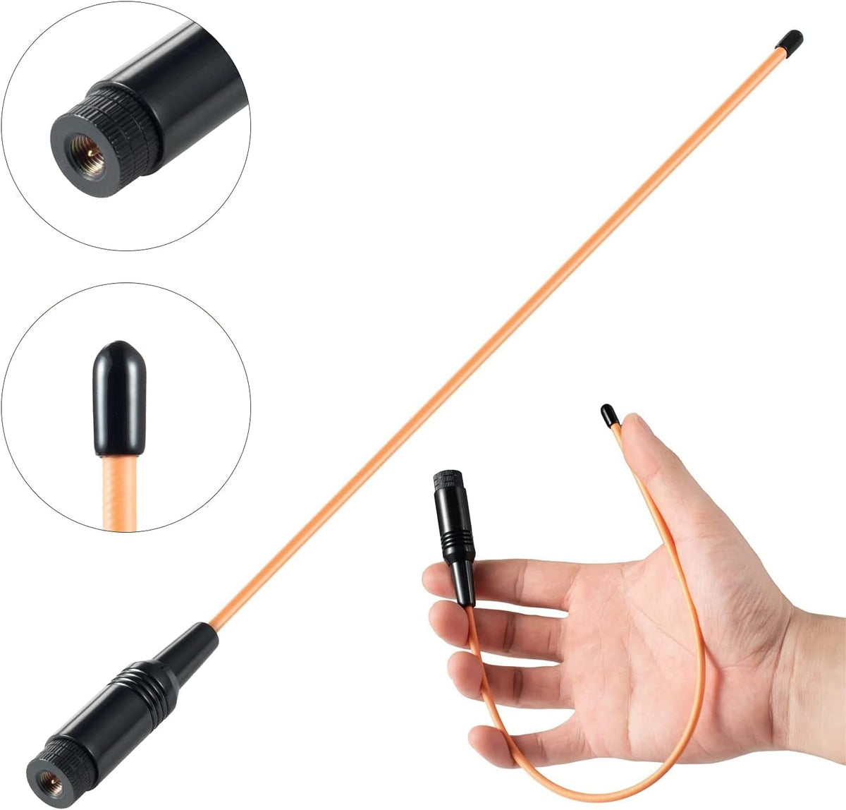 eifagur 100 200 200i 220 320 430, Extended Long Range Upgrade Flexible Receiver Orange Antenna for Garmin GPS Alpha