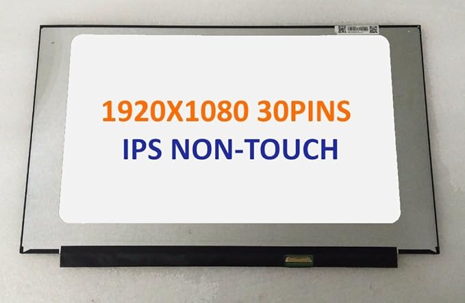 New LCD Replacement Screen 15.6 Inch NV156FHM-N4Q FHD 1920x1080 IPS 30 Pin Matte Compatible with NV156FHM-N4Q /NV156FHM-N4C for Laptop/Display/Screen/LCD Application