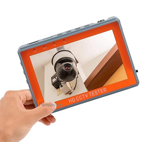 CCTV Test Monitor IV5 Portable Tool 5 inch LCD Screen 8MP HD AHD Tester Monitor TVI CVI CVBS Support UTP PTZ Audio Test CCTV Tester
