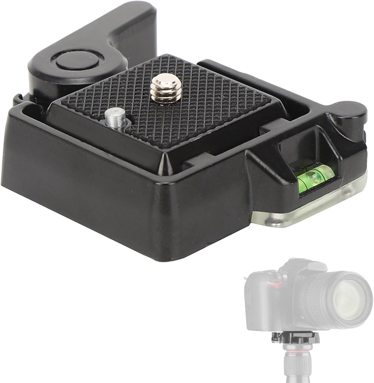 HEEPDD 1/4 Inch 3/8 Inch Arrow Storage Case Plate, Clamp Adapter for Tripods and Monopods with and Screws, Compatible