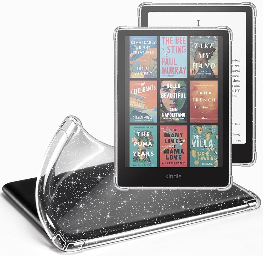 iDLEHANDS 7" Clear Case for All-New E-Readers - Ultra Slim Soft TPU Transparent Cover & Lightweight, not Compatible