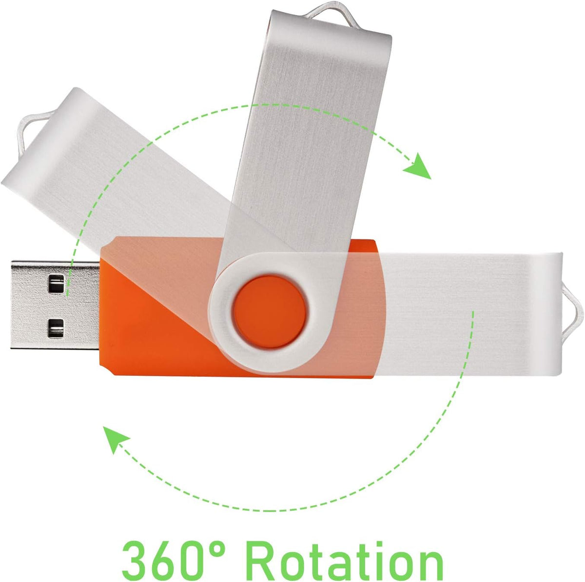 hrongshk 4GB 10 Pack, 2.0 Sharing(10Pcs, Multi-Color,4 USB Flash Drive Thumb Drives Memory Stick USB Bulk Swivel Jump