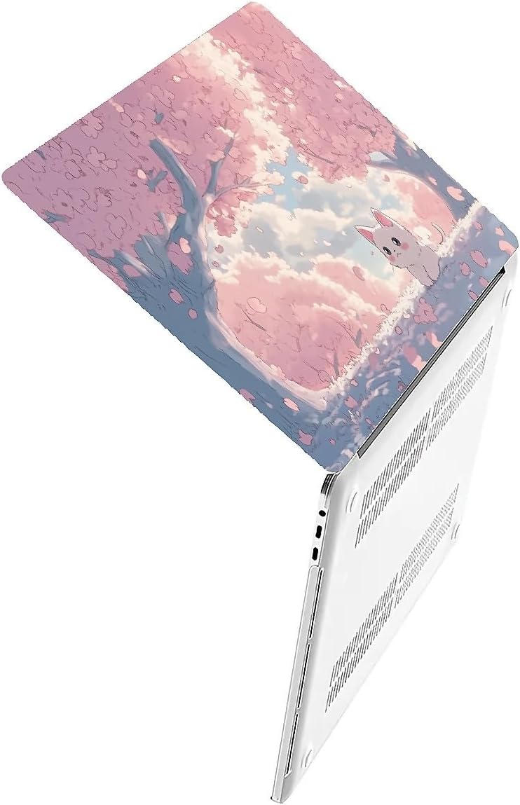 Compatible with MacBook Air 13.3 13.6 Inch Case 2022 2021 2020 2019 Plastic Hard Shell Case Cover,13.3 Pro(A1706/A1708/A1989/A2159/A2289/A2338), Cute Cat