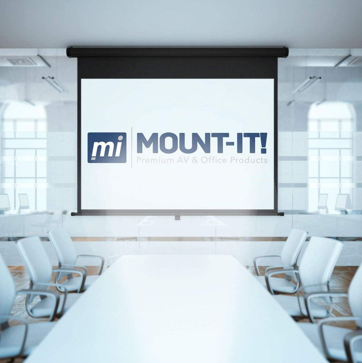 6 inch 1 66 Lb Mount-It! Projector Screen Wall Mount L-Brackets - Wall Hanging Bracket For Home Projector and Movie