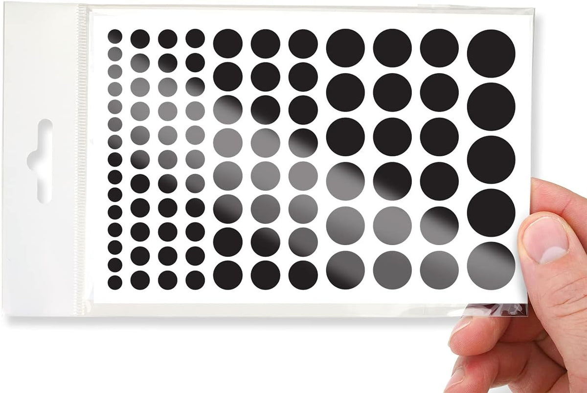 BLOCKED Stackable Webcam/Camera Vinyl Covers | 95 Low-Tack Restickable Webcam Stickers | 5-Sizes | Black 95-Pack (Ultra Glossy)