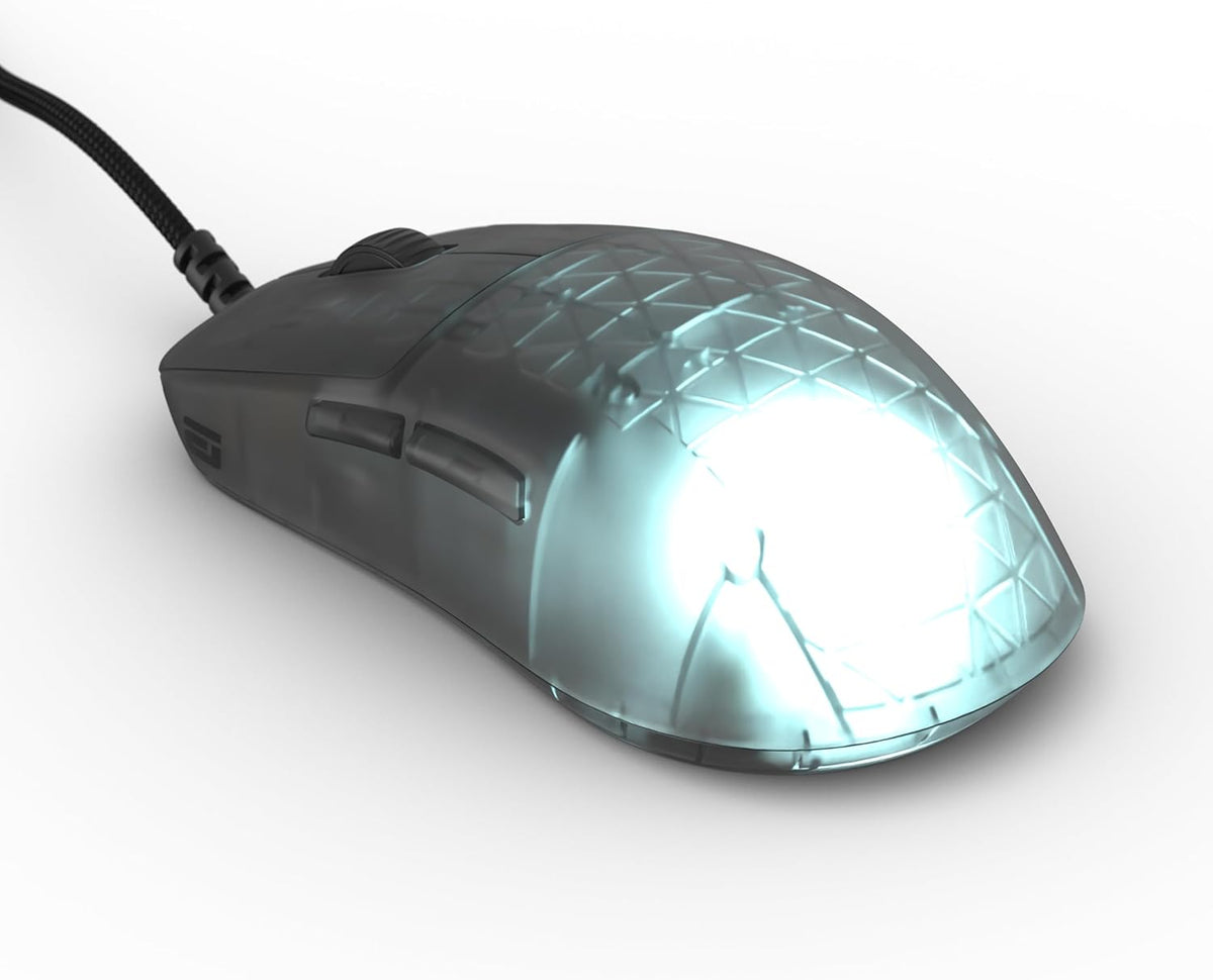 ENDGAME GEAR OP1 RGB Gaming Mouse - Precision Sensor, Kailh GX Switches, White Frost, RGB Lighting, Dark Frost
