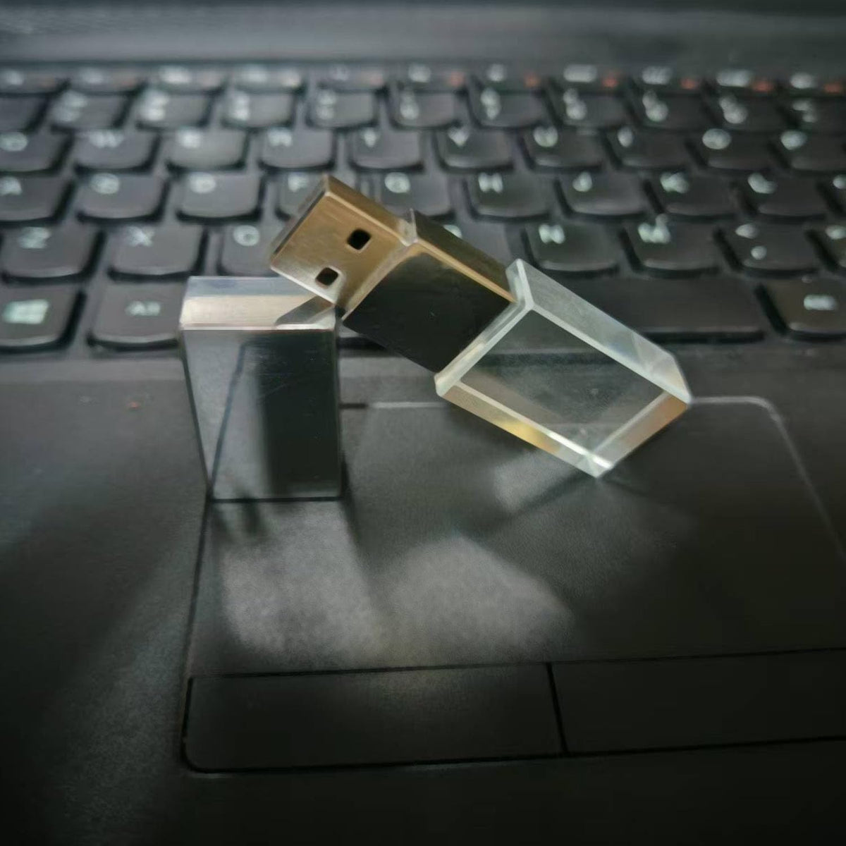 HZBDBLT 3.0 (64, Crystal USB Flash Drive LED Lighting Memory Stick Birthday Wedding Gift Pen Drive GB)