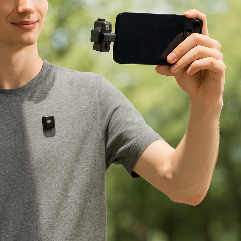 AUPEYZ Lightning Adapter Compatible with DJI Mic Mini Receiver - Mobile Audio Connector for iPhone 14 and Earlier