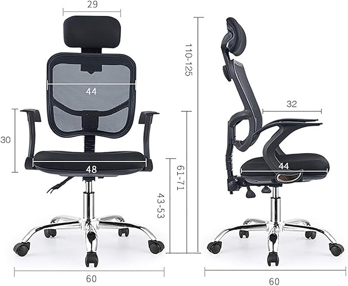 Office Chair Gaming Chair Computer Chair Breathable Mesh Recliner Chair Gaming Chair for Men AdultsHigh Back Computer Chair Executive Swivel Chair Height Adjustable Desk Chair with Lumbar S