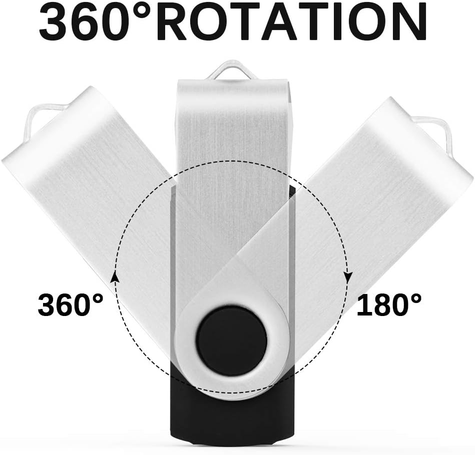 Flash Drive, 8 GB USB Flash Drive Pack Thumb Drive KEXIN 8GB Flash Drive Jump Drive Bulk USB Flash Drive for Data Storage, (10 Pack, Multi-Color)