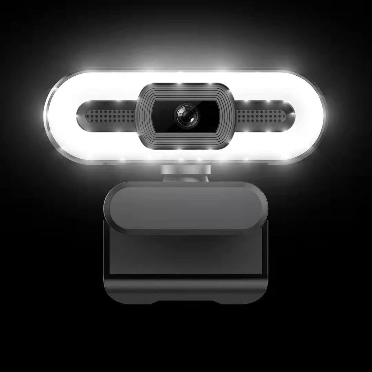GOWENIC 4K 3840x2140 2.0 Webcam, USB PC Camera with Built in Microphone, Super Bright Fill Light, Auto Beauty Function