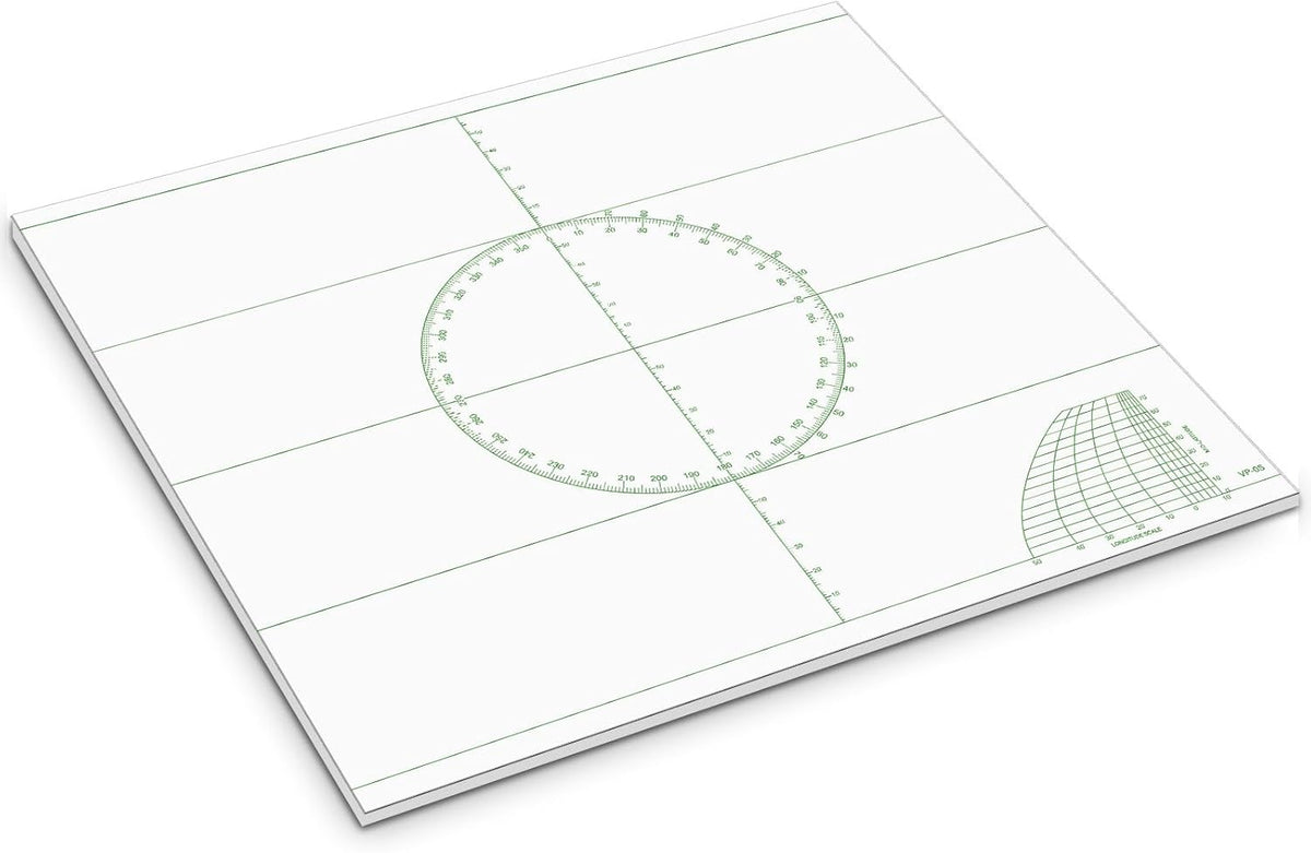 Gilprop 50 14 12.9 Inch Pcs Marine Navigation Universal Plotting Sheet x VP-OS Sheet Plotting Sheet for Marine