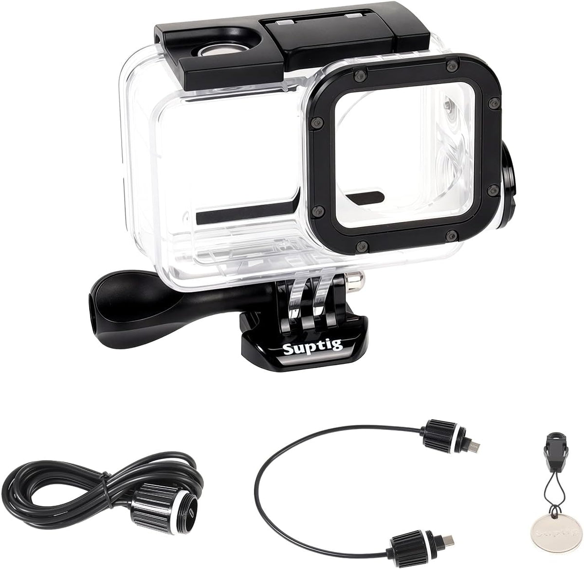 Suptig Waterproof Case Compatible for DJI Action 5/4/3, Waterproof Up to 164ft(50 Meters)