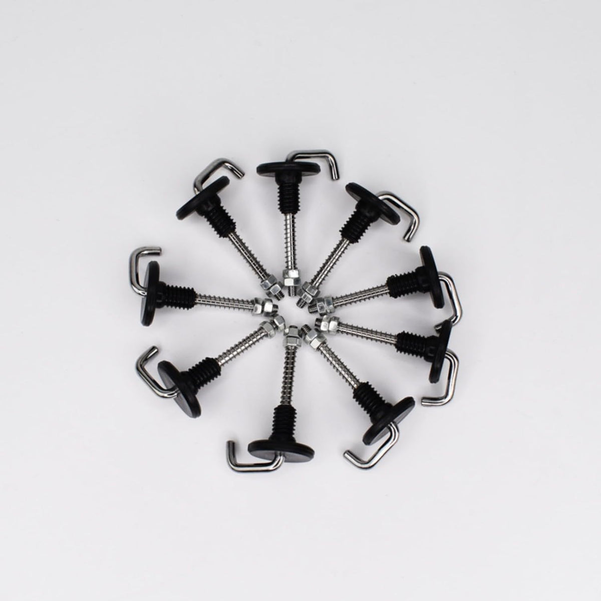 EMASDGEY 3 8inch Stainless Steel Tripods Center Column Hook for Hanging Equipment for / Screws Stainless Steel Tripods