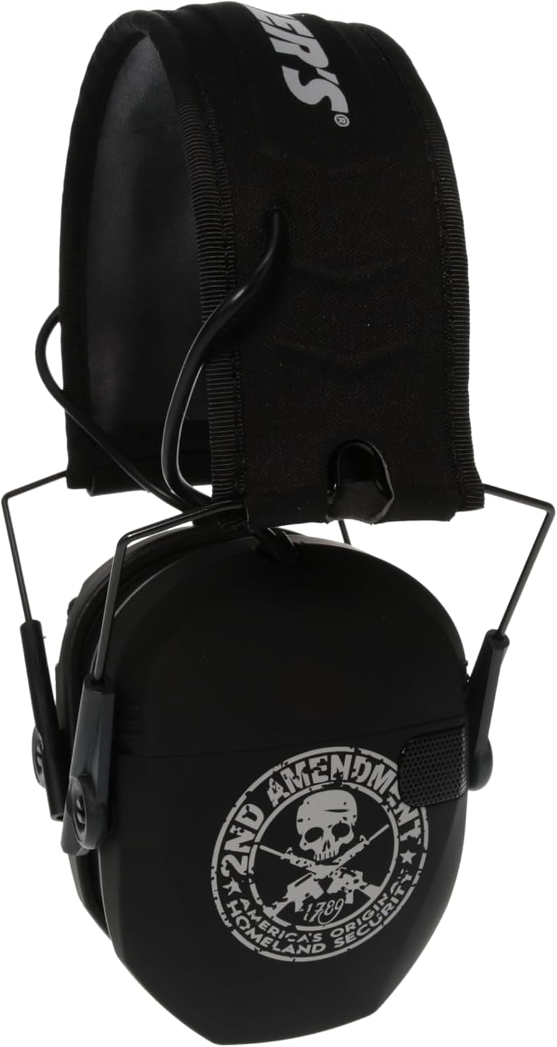 Walker's Razor Slim Ultra Low Profile Compact Design Adjustable Range Shooting Hunting Hearing Protection Electronic Earmuffs