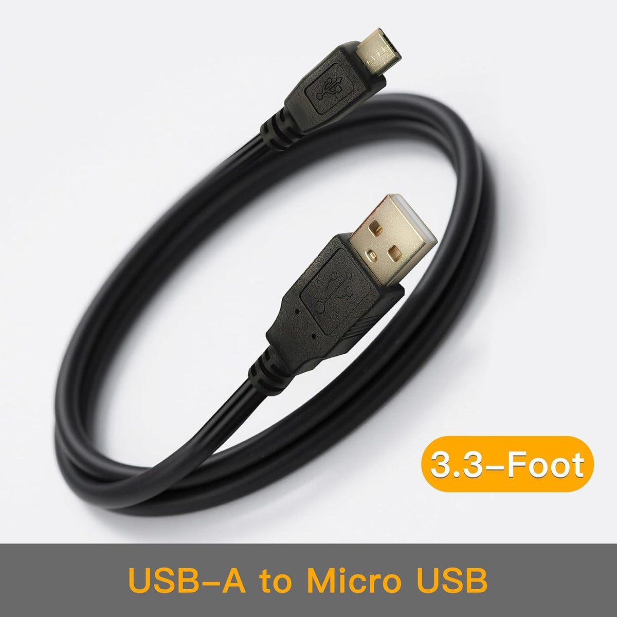 HTDYOO 480Mbps, 2.0 USB-A to Micro USB Cable, with a Data Transfer Rate of Micro USB Charger, USB an Inner Shielding