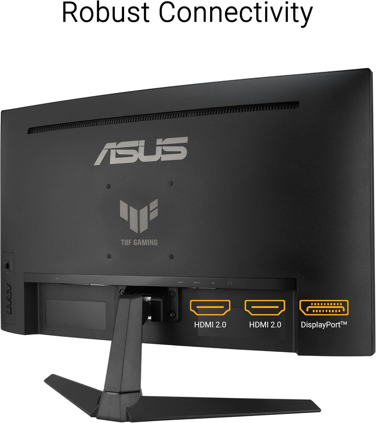 ASUS TUF Gaming 27” 1080P Curved Monitor (VG27VQ3B) – Full HD, 180Hz, 1ms, Extreme Low Motion Blur Sync, FreeSync, 1500R Curvature, Eye Care, 90% DCI-P3, DisplayWidget, 3 yr Warranty