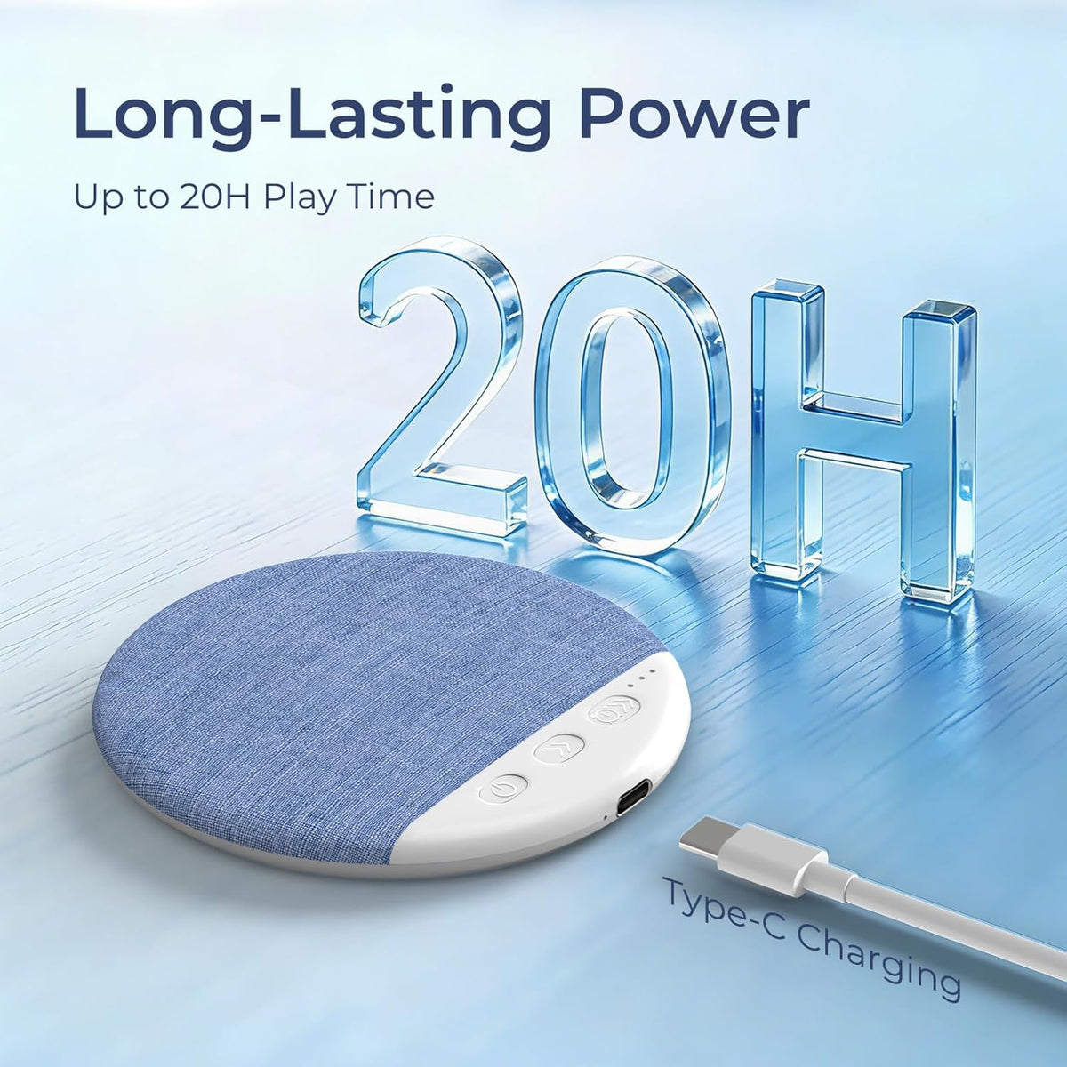 heetipuk 2026 Pillow Speaker,Bluetooth Pillow Speakers for Sleeping,Ultra-Thin Under Pillow Speakers with White Noise