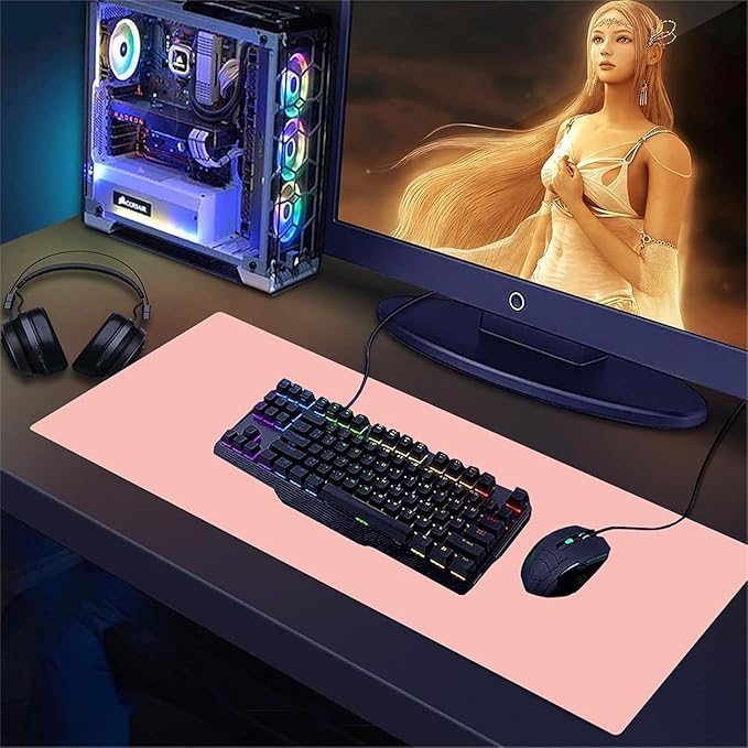 Mouse Pad Large Sexy Anime Girl Computer Gaming Game Mat Laptop Keyboard Accessories Gaming Gamer Mat XXL Sexy Butt Breasts Chest (31.49x15.74 inche)