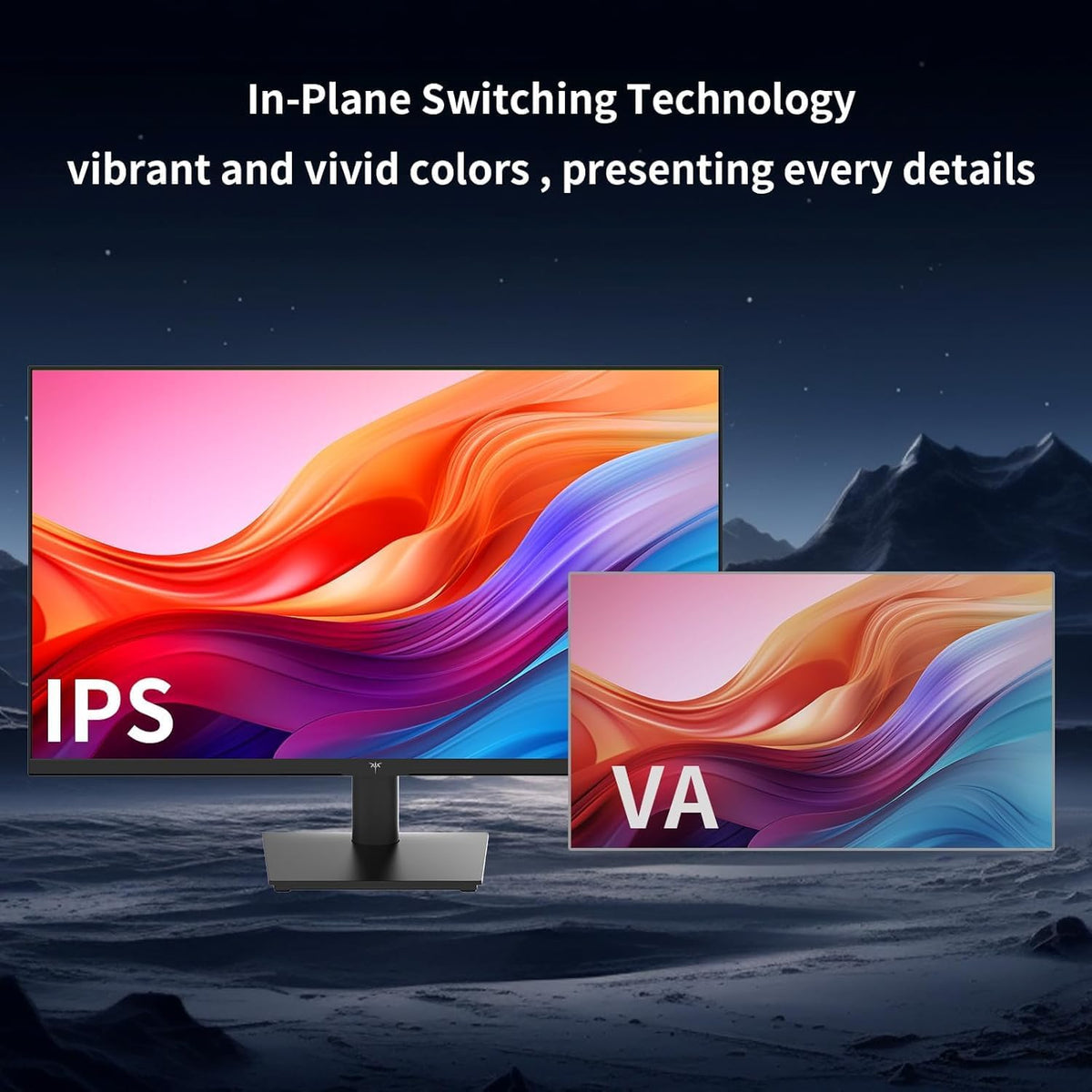 KTC 27 Inch QHD(2560 * 1440) 100Hz Computer Monitor - IPS Panel, Anti-Blue Light Screen, 100% High Color Gamut, 123% sRGB, Support FreeSync and GSync, PC Monitor for Casual Gaming and Working