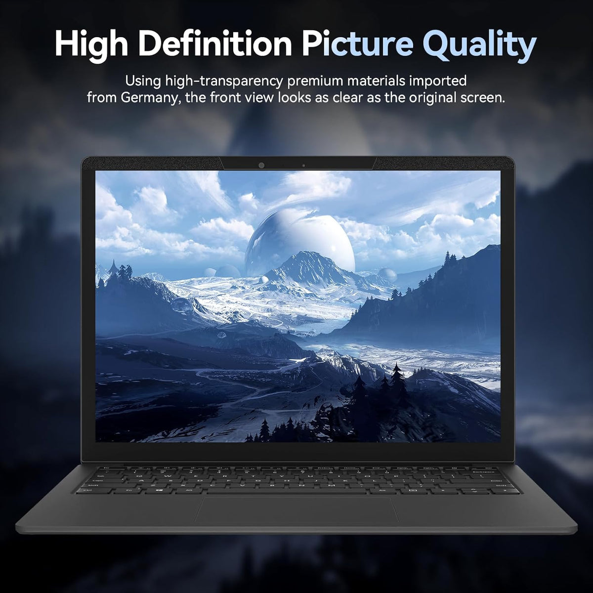 Magnetic 16 Inch Laptop Privacy Screen for 16:10 Computer Monitor, Removable Anti Glare Blue Light Filter Protector, 16 in Privacy Shield Compatible with Lenovo Hp Dell Acer Asus Thinkpad Envy Xps