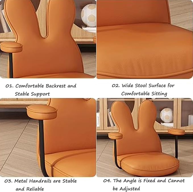 BTZHY Floor Chair Portable Floor Chair Japanese Style Legless Tatami Chair with Back Support and Armrest Home Bay Window Lazy Backrest Chair Meditation Floor Seating(Pink)