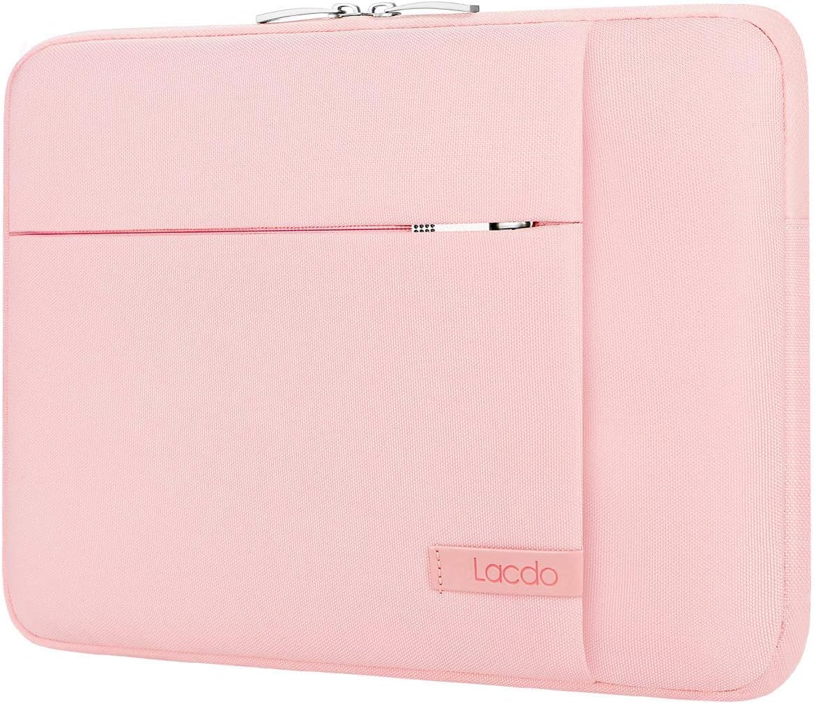 Lacdo Chromebook Case 11 Inch Laptop Sleeve for 11 Inch Acer HP Lenovo Dell Samsung ASUS Chromebook Spin 3 11, 13 inch New Surface Pro 11 Copilot+PC / 10 9 8 X, 11.6" MacBook Air Computer Bag, Pink