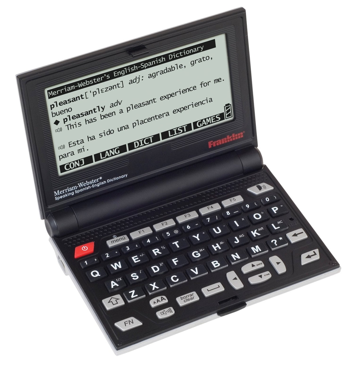 Franklin BES2100 Spanish - English Electronic Speaking Dictionary