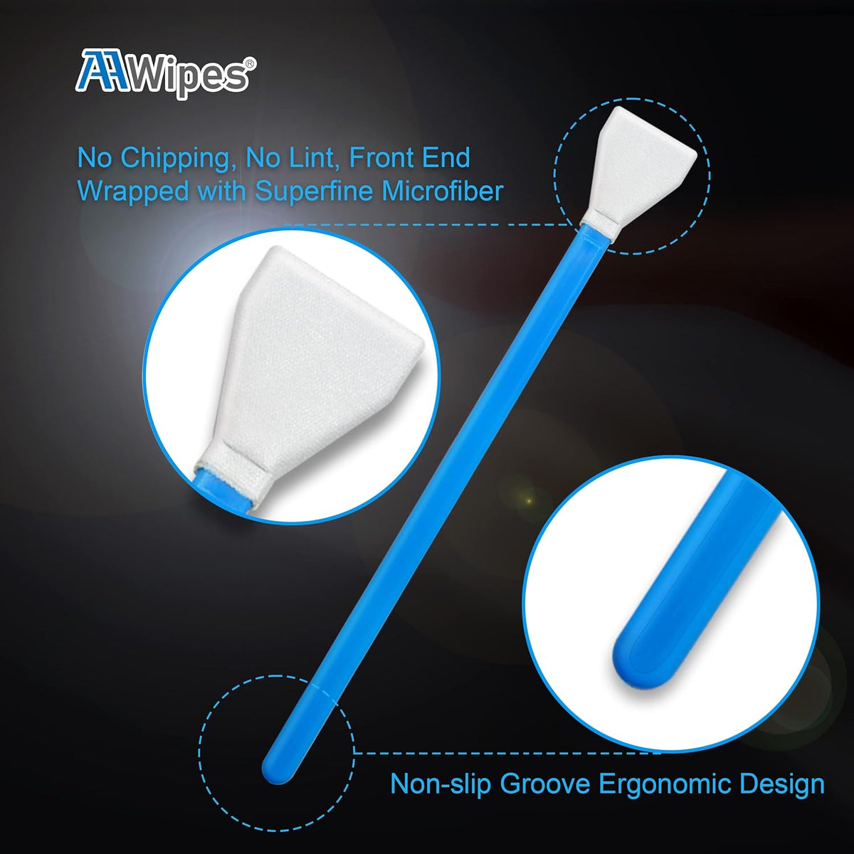 AAWipes Sensor Cleaning Swabs for APS-C Sensors of DDR DSLR or SLR Camera (20 Pack of 16 mm Sensor Cleaning Swabs) (HCS-16)