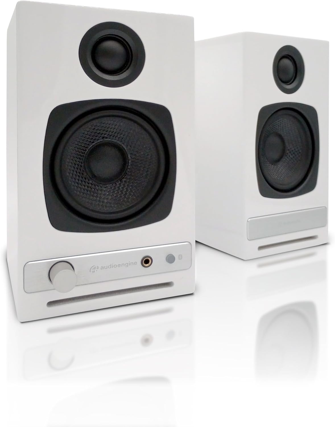 Audioengine A2-HD (HD3) Wireless Bluetooth PC and Computer Desktop Speakers with aptX HD - USB, RCA, Headphone Compatible