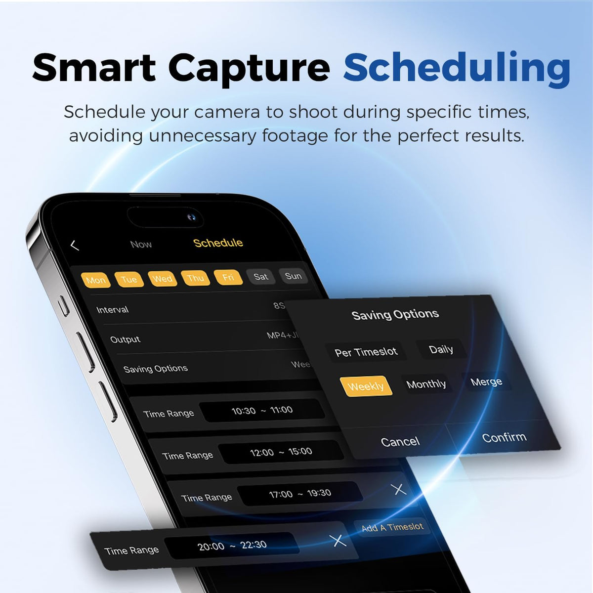 ATLI X10 4K Time Lapse Camera 30 FPS Video Wi-Fi App Control Ultra-Low Power Consumption 1/1.8” 8MP Sensor for Scenery Stars Plants Scientific Research Social Media Pre-Installed 128GB Card