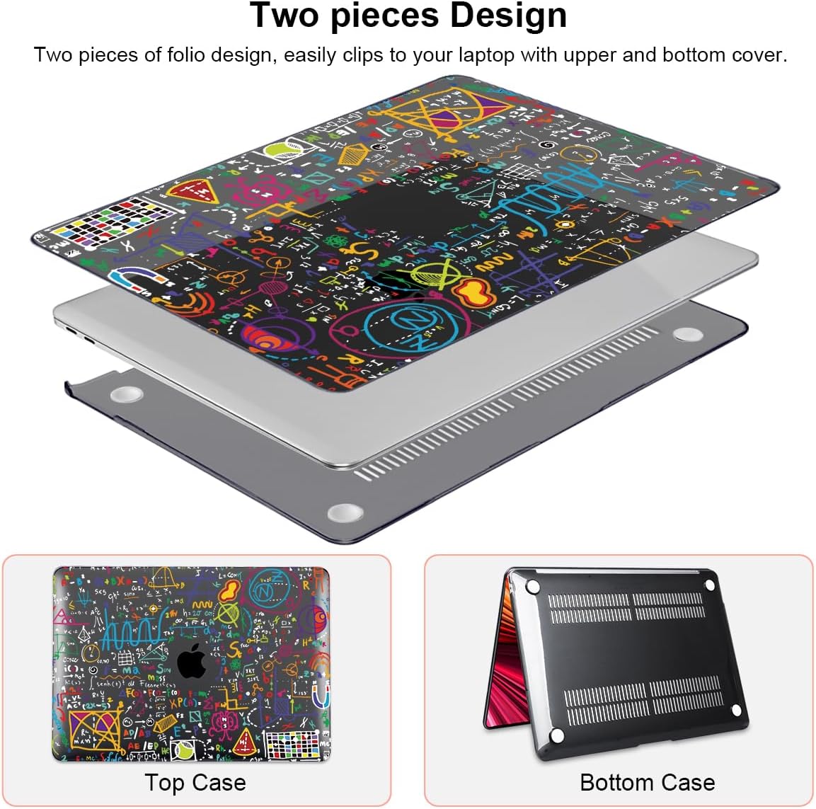 for MacBook Air 13 Inch Case 2018 2019 2020 2021 Release A2337 M1 A1932 A2179 Touch ID, Plastic Hard Case Keyboard Skin Screen Protector Webcam Cover for Mac Air 13 2021, Abundant Formula