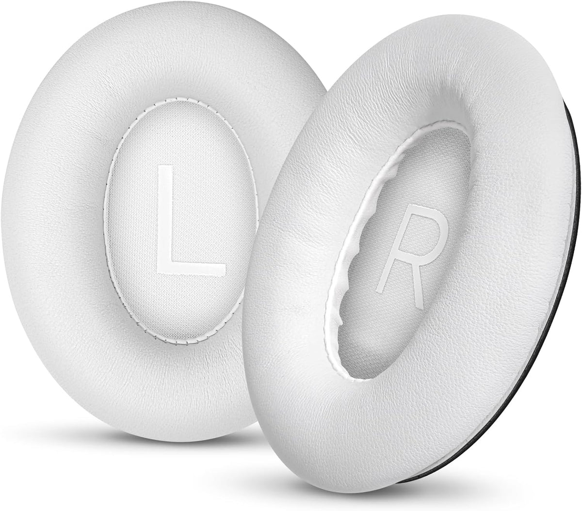 Aurivor Replacement Ear-Pads Cushions for Bose QuietComfort 45 35 35ii (QC-45 QC-35 QC-35 ii), Genuine Lambskin Ear Covers Compatible with QuietComfort SE (QC SE)/ New QuietComfort Headphones(White)